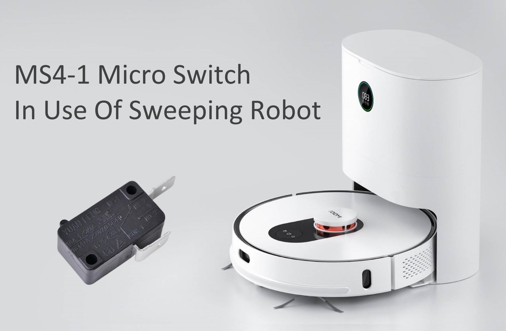 Micro switch for sweeping robot
